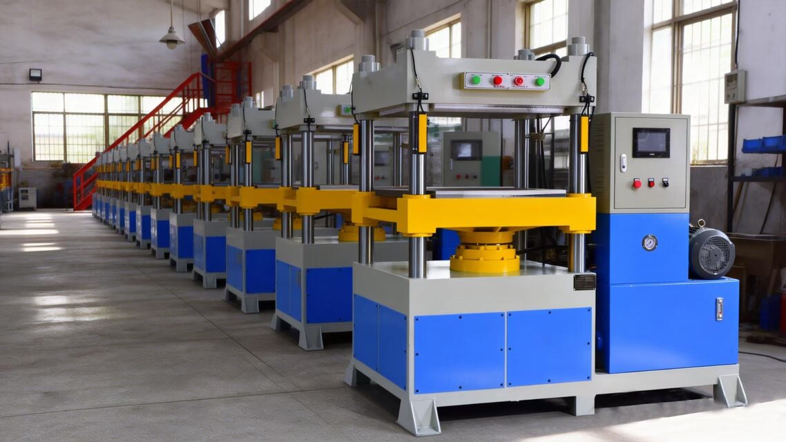 Carbon fiber hot press forming machine