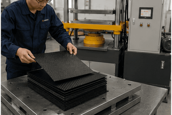 carbon fiber sheets from prepreg production stages