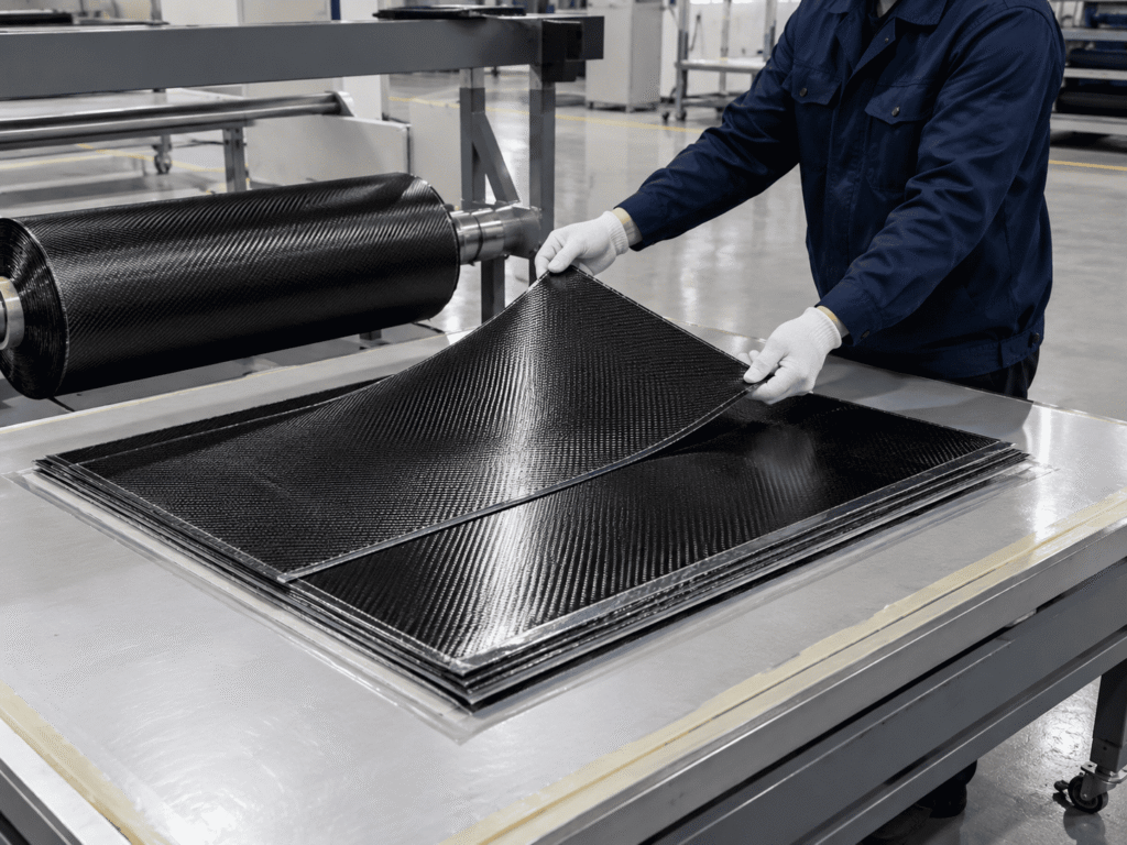 Carbon Fiber Sheet Hot Press Production Line