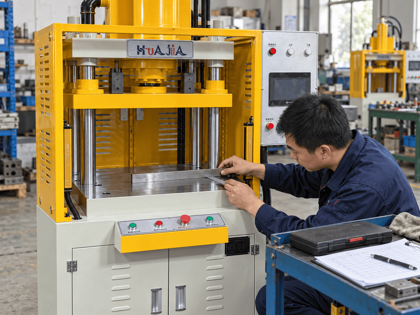 Machine quality testing and inspection