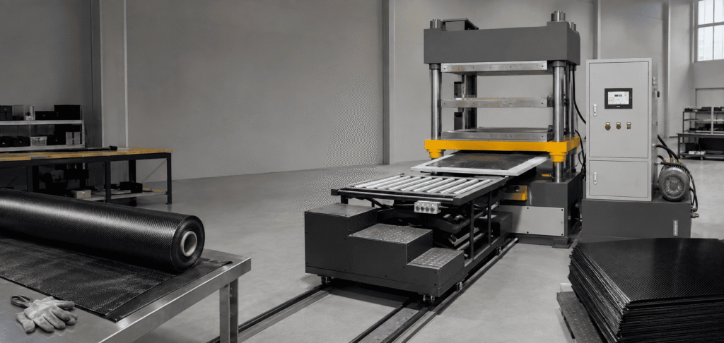 Carbon Fiber Prepreg Sheet Hot Press Forming Solution